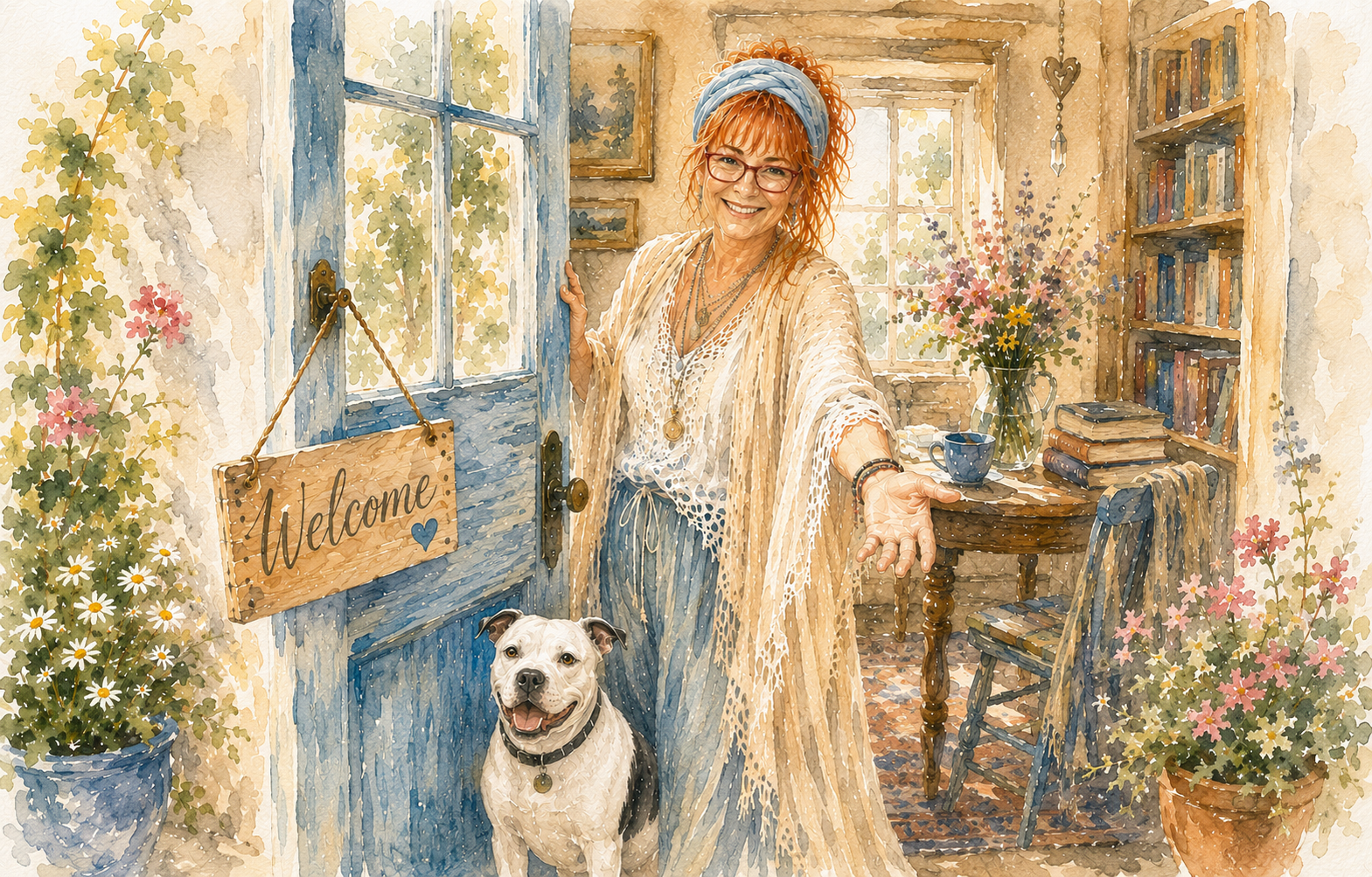 Karon-Phoenix, founder and host of Sit Awhile.