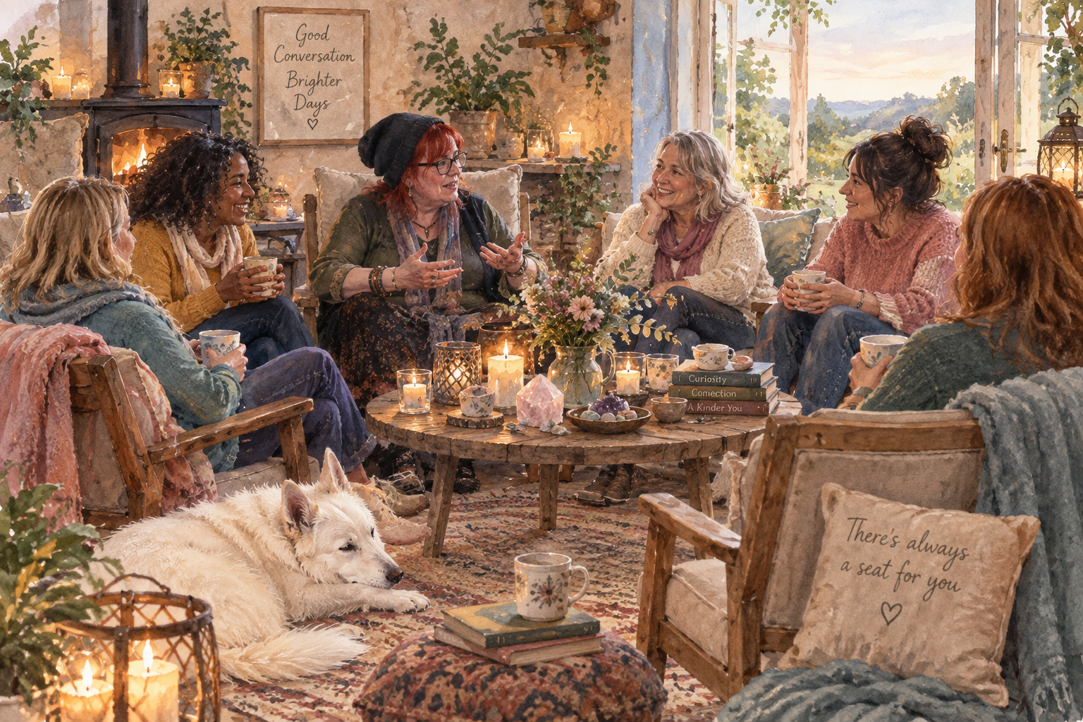 First Chair quarterly gathering illustration.