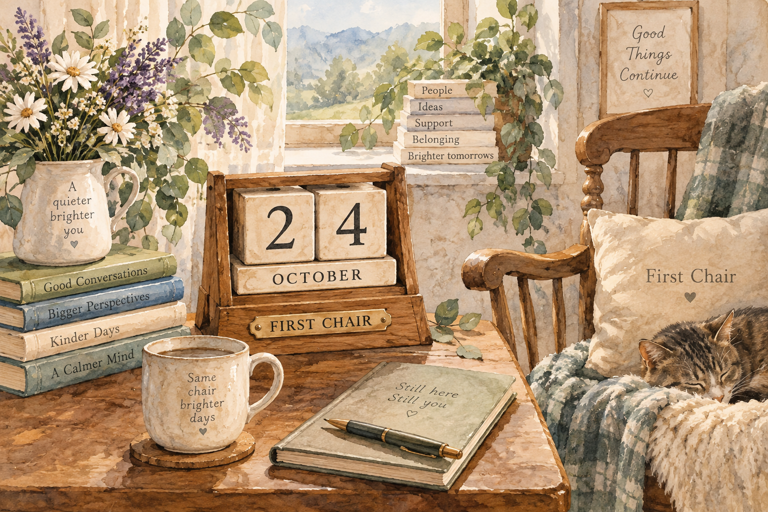 First Chair founding status illustration.